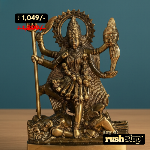 Handcrafted Mahakali Murti for Home Temple