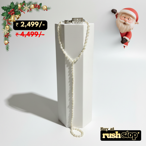 Timeless natural freshwater pearl hand harness chain bracelet