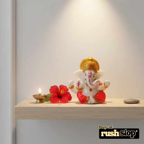 Sacred Meditating Lord Ganesha Idol