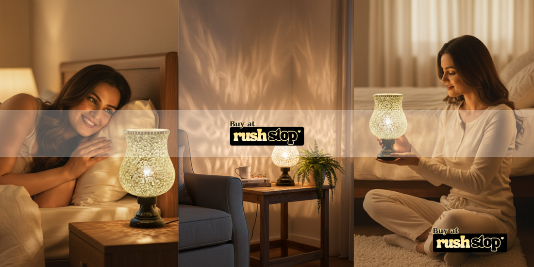 Premium Designer Mosaic Table Lamp – Artistic Lighting for Modern & Traditional Home Decor