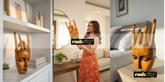 Blog-Post-Handcrafted Decorative Wooden Mukhota-RushStop