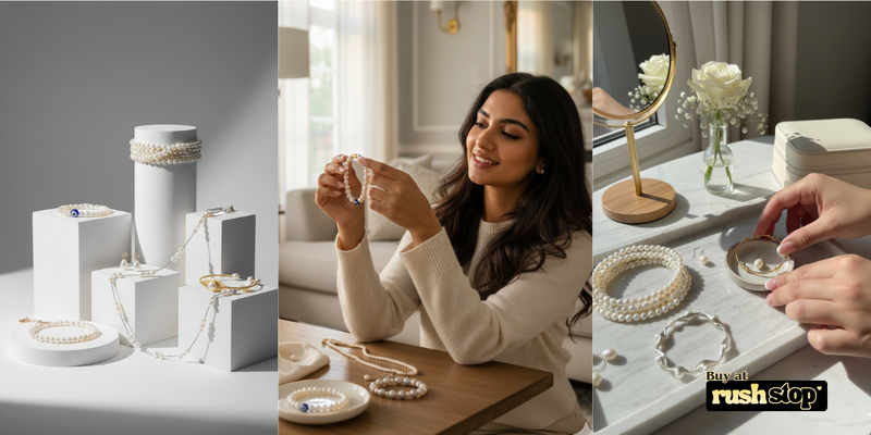 Freshwater pearl jewelry India