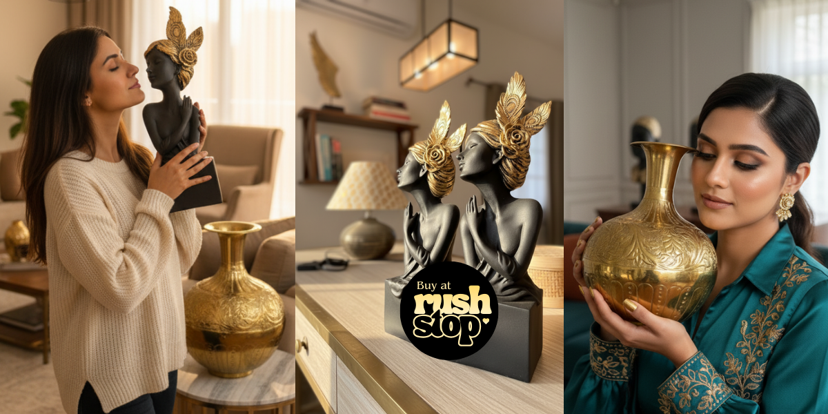 Beautiful vases and table decor