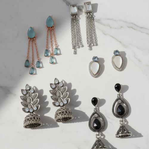 The Ultimate Earring Wardrobe Collection (Set of 5 Pairs)