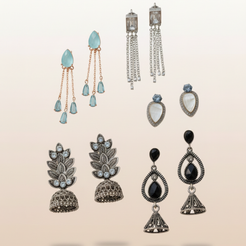 The Ultimate Earring Wardrobe Collection (Set of 5 Pairs)