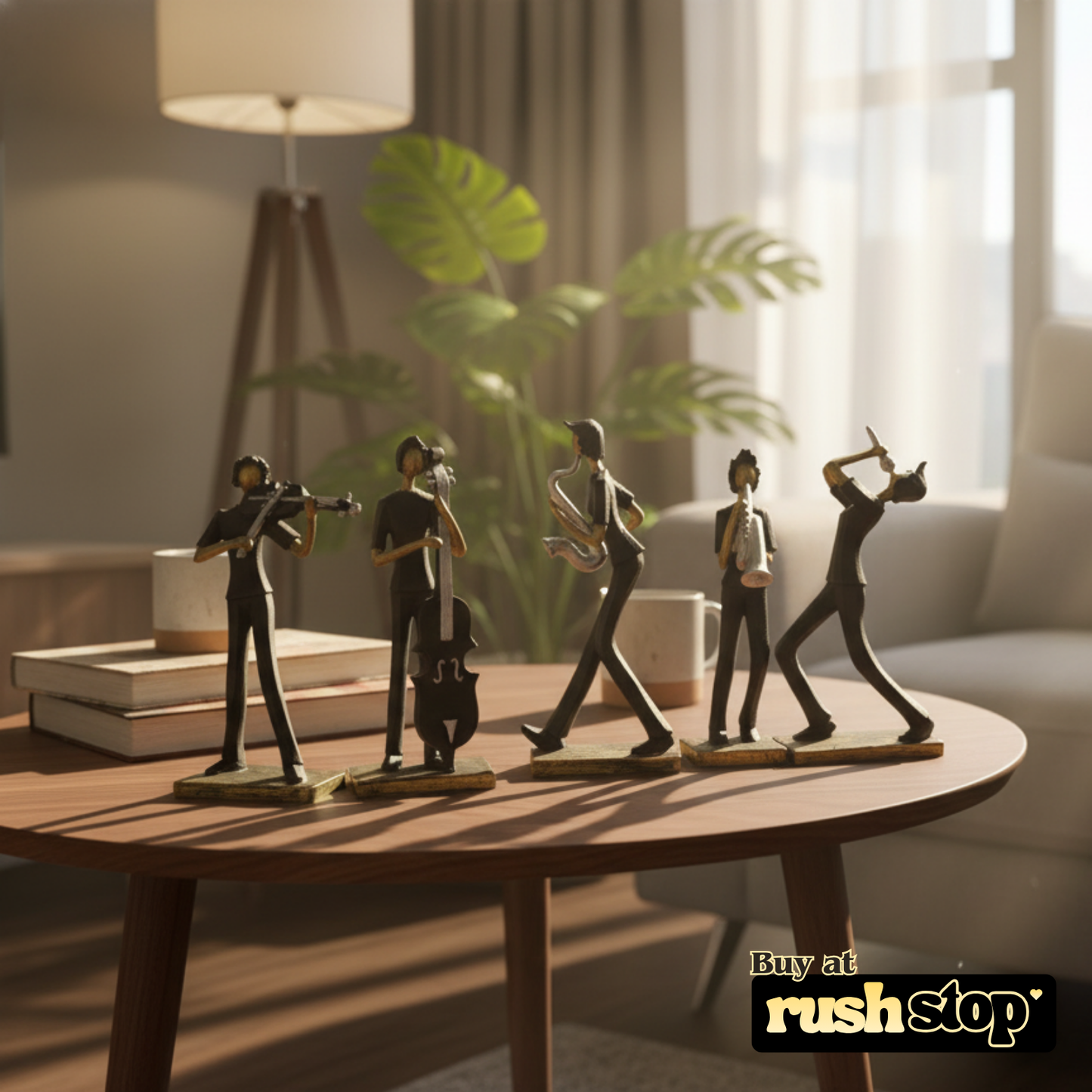 Handcrafted Musician Band Figurine Set