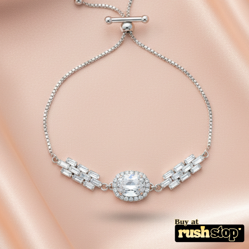 Elegant Crystal Statement Bracelet