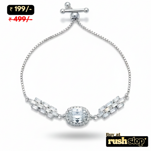 Elegant Crystal Statement Bracelet