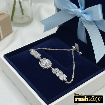 Elegant Crystal Statement Bracelet