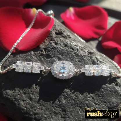 Elegant Crystal Statement Bracelet