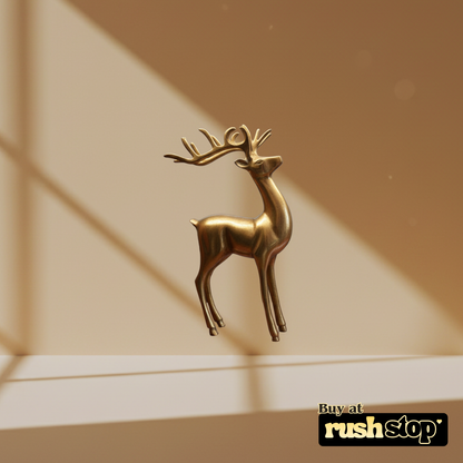 Brass Riendeer Table Decor