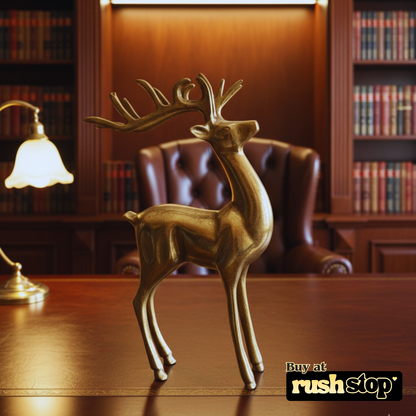 Brass Riendeer Table Decor
