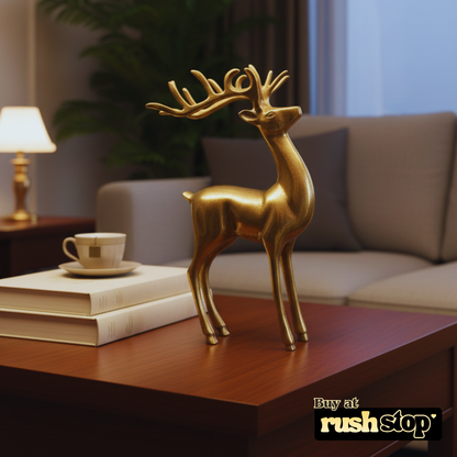 Brass Riendeer Table Decor