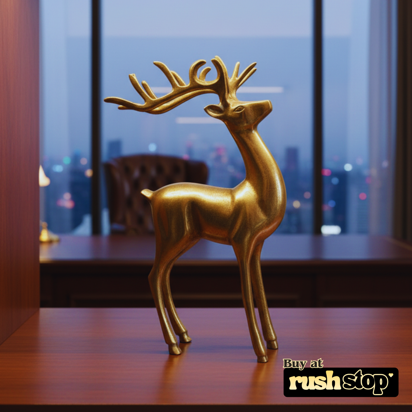 Brass Riendeer Table Decor