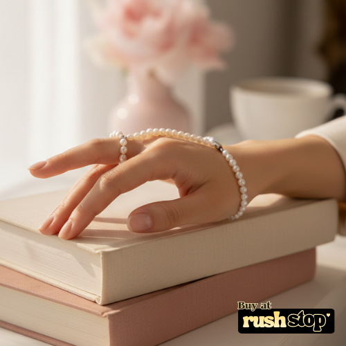 Timeless Natural Freshwater Pearl Hand Harness Chain