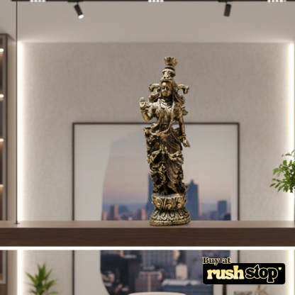 Handcrafted Goddess Radha Idol Sculpture