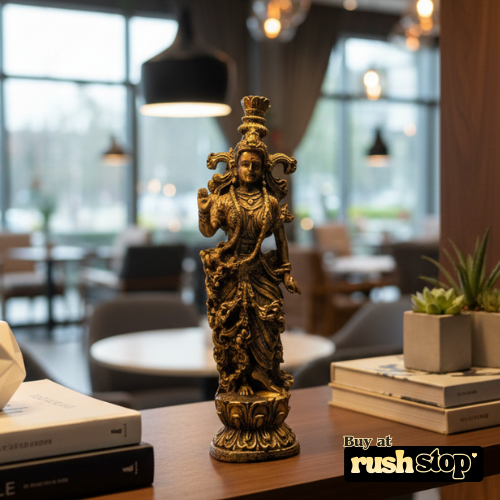 Handcrafted Goddess Radha Idol Sculpture