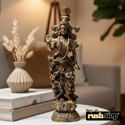 Handcrafted Goddess Radha Idol Sculpture