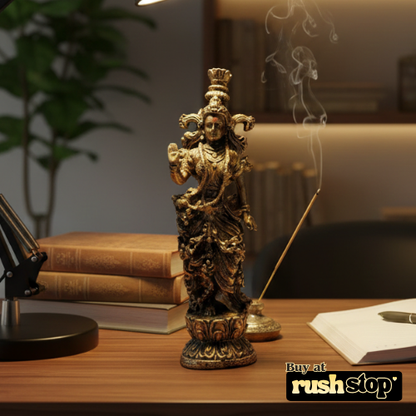 Handcrafted Goddess Radha Idol Sculpture