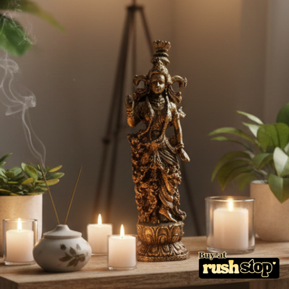 Handcrafted Goddess Radha Idol Sculpture