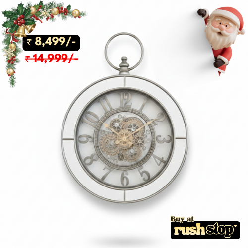 Antique Steampunk Gear Wall Clock