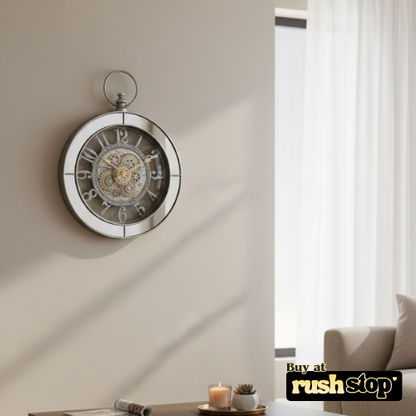 Antique Steampunk Gear Wall Clock