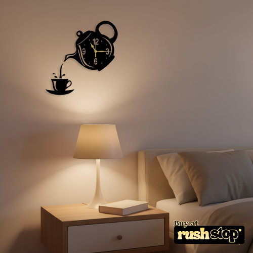 Artisan Hand-Carved Wooden Spindle Wall Clock