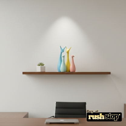 Pastel family deer sculpture set of 4 modern home decor