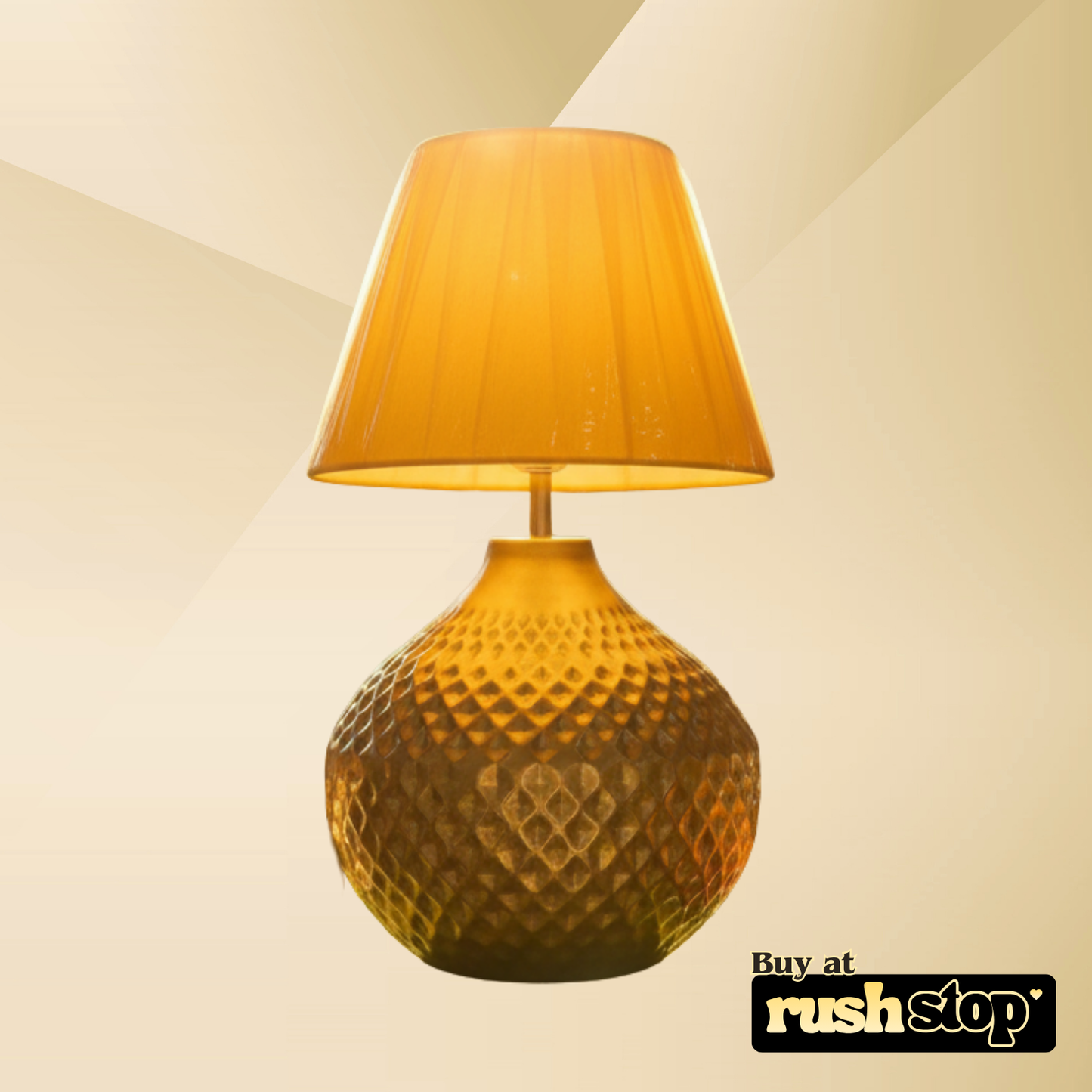 Designer resin sculpture Brass table lamp, handcrafted decor India – Rush Stop, free shipping home decor India.