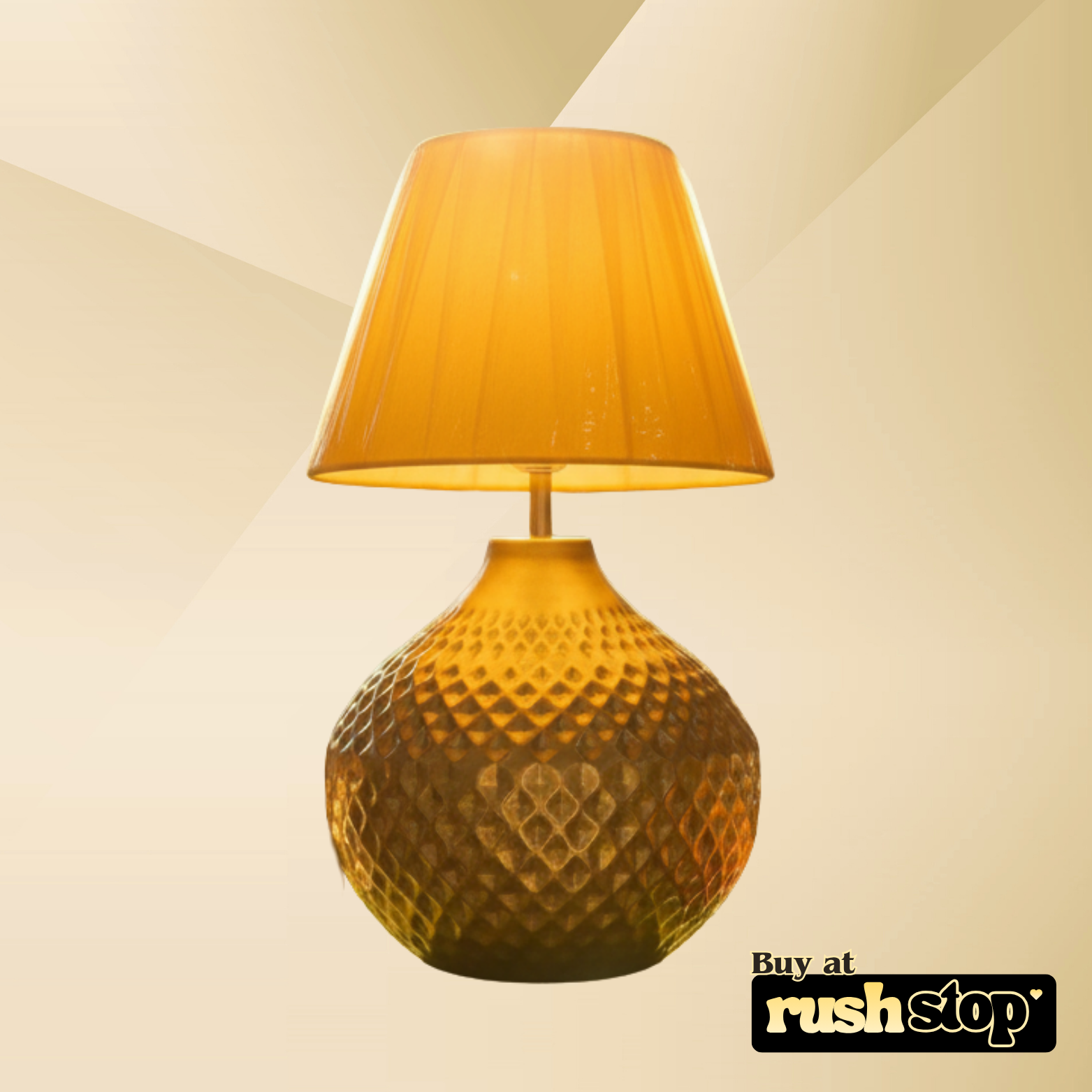 Designer resin sculpture Brass table lamp, handcrafted decor India – Rush Stop, free shipping home decor India.