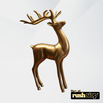 Brass reindeer home decor product image by Rush Stop.