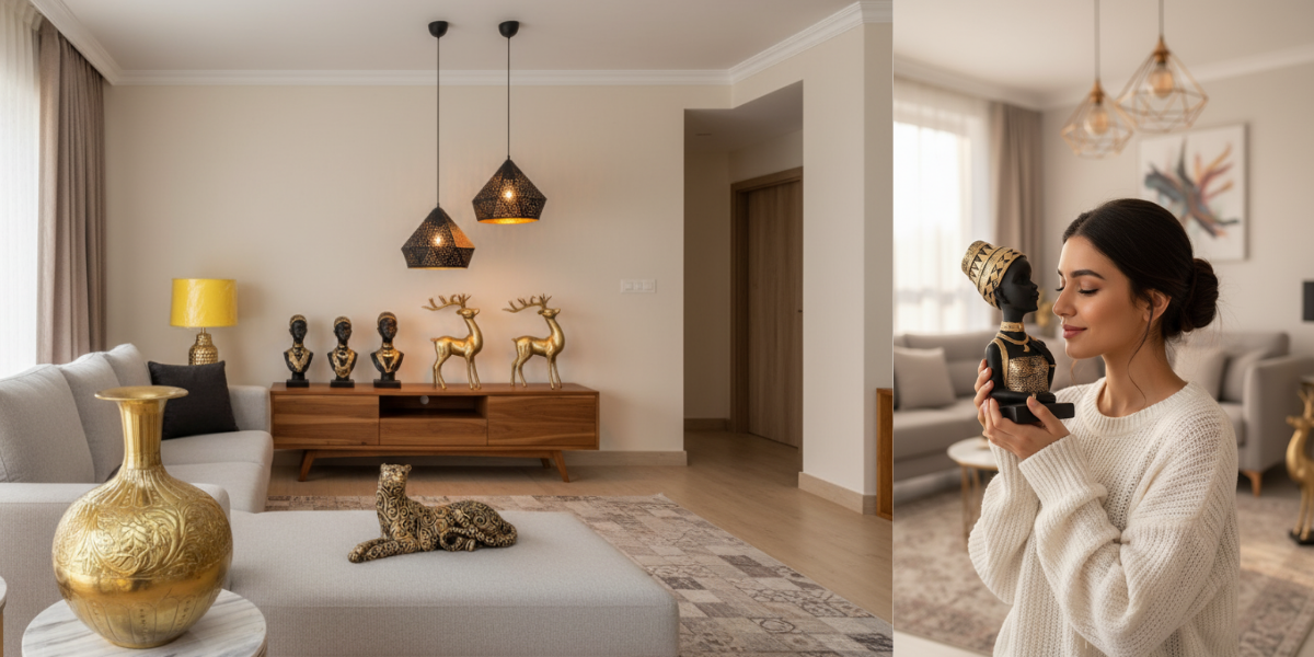 Rush stop designer resin sculpture and resin figurines – living room collection