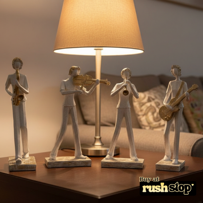 Contemporary Abstract Jazz Musician Sculptures