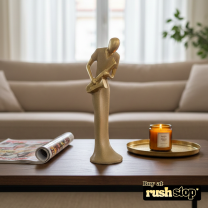 Contemporary Golden Jazz Band Musician Statues - Set of 4