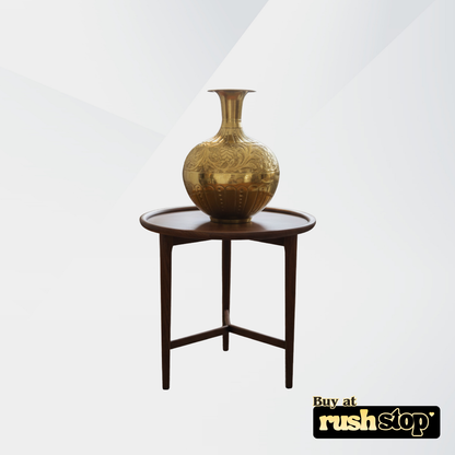 Premium brass decorative vase, handcrafted decor India, designer resin sculpture – Rush Stop, free shipping home decor India.