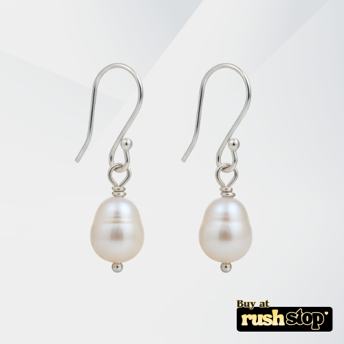 Elegant Natural Freshwater Pearl Drop Earrings