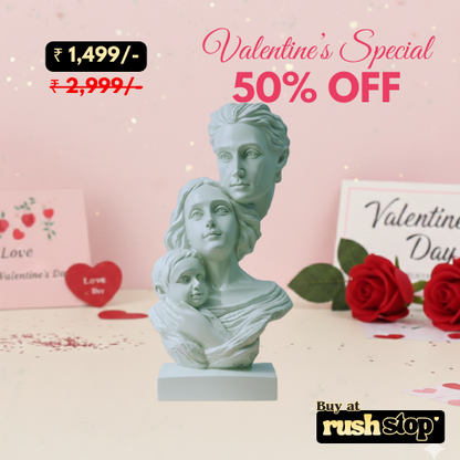 Eternal Bond Handcrafted Family Sculpture