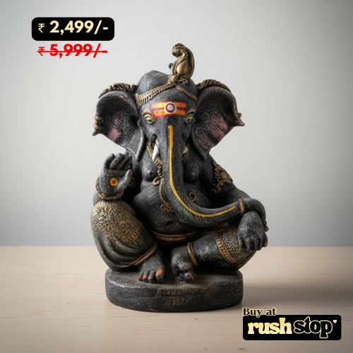 Handcrafted Lord Ganesha Idol Sculpture