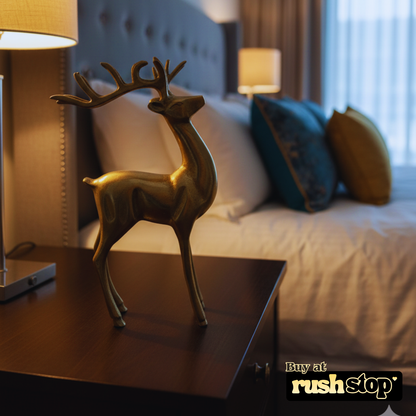 Brass Riendeer Table Decor