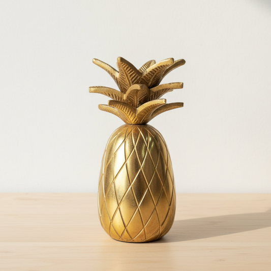 Golden Pineapple Decorative Showpiece