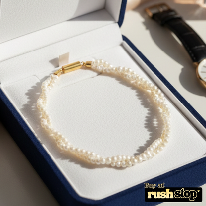 Lustrous Multi-Strand Freshwater Pearl Necklace