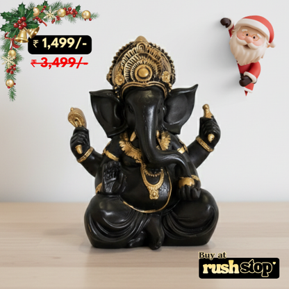 Majestic Polyresin Ganesha Idol Sculpture