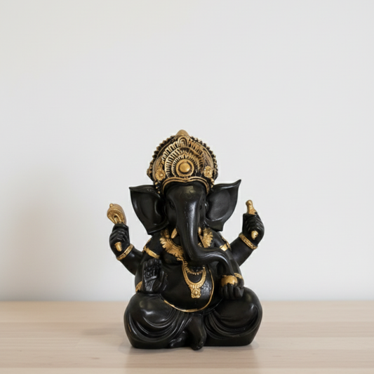 Majestic Polyresin Ganesha Idol Sculpture