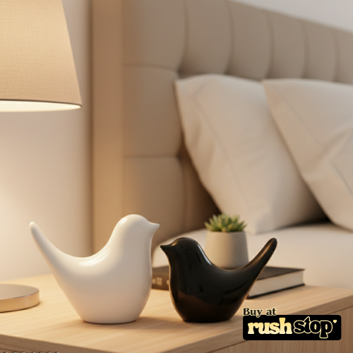 Luxury golden owl resin figurine modern abstract bird decor