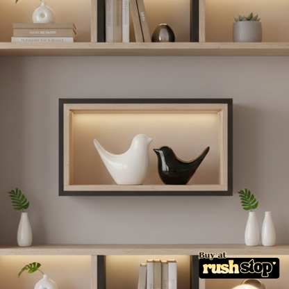 Luxury golden owl resin figurine modern abstract bird decor