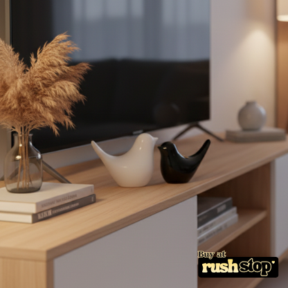 Luxury golden owl resin figurine modern abstract bird decor