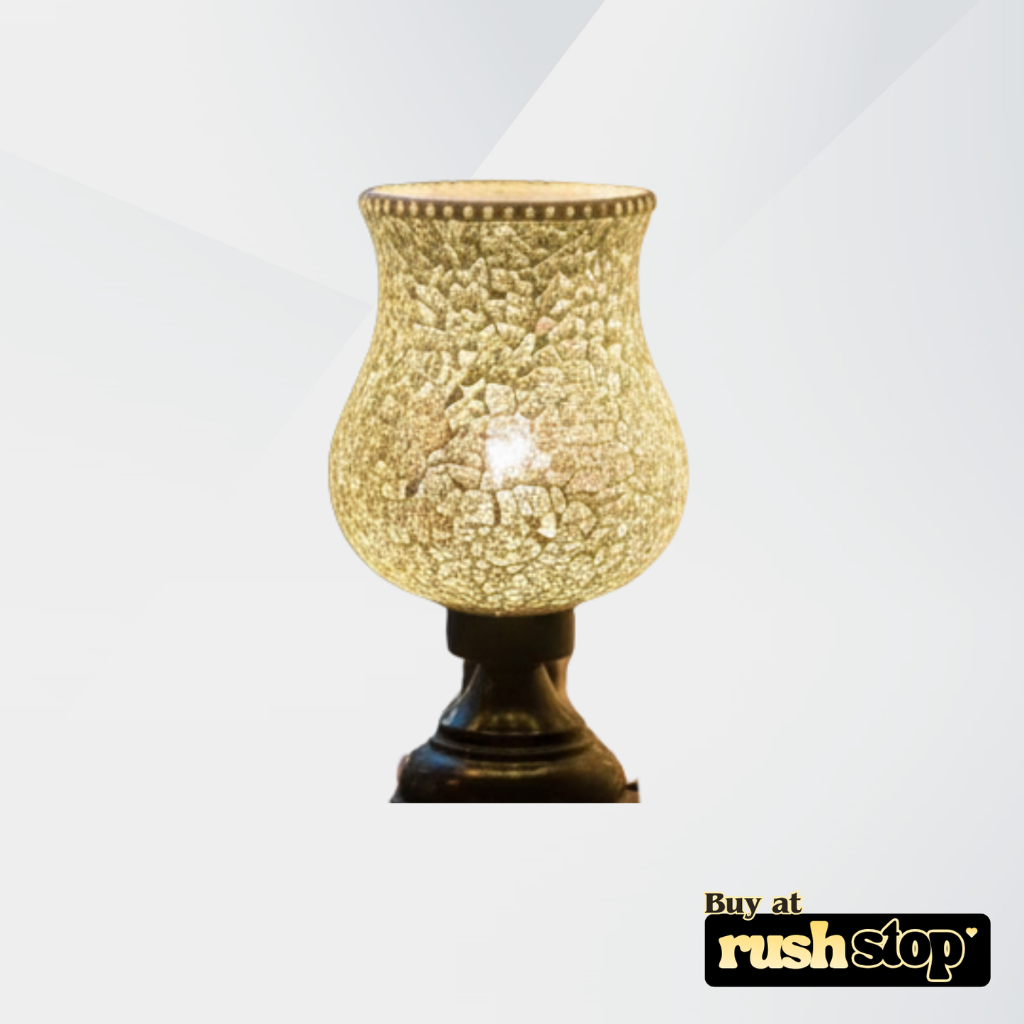 Luxury resin figurine mosaic table lamp, designer resin sculpture, handcrafted decor India – Rush Stop, free shipping home decor India.