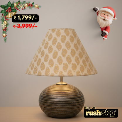 Premium Designer Resin Golden Table Lamp