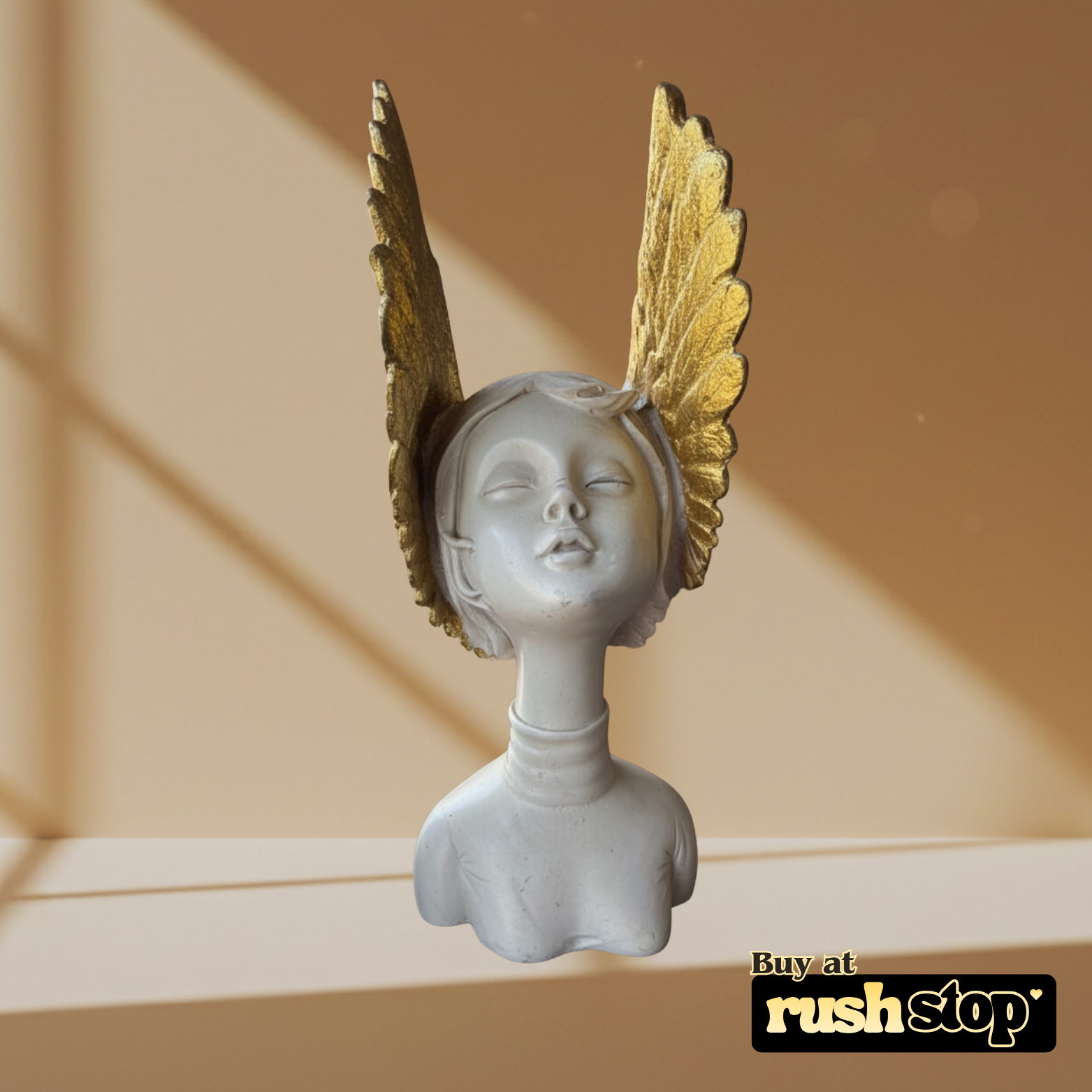 Premium resin decor India Greek angel statue, modern resin figurine, resin home decor – Rush Stop, easy returns decor store.
