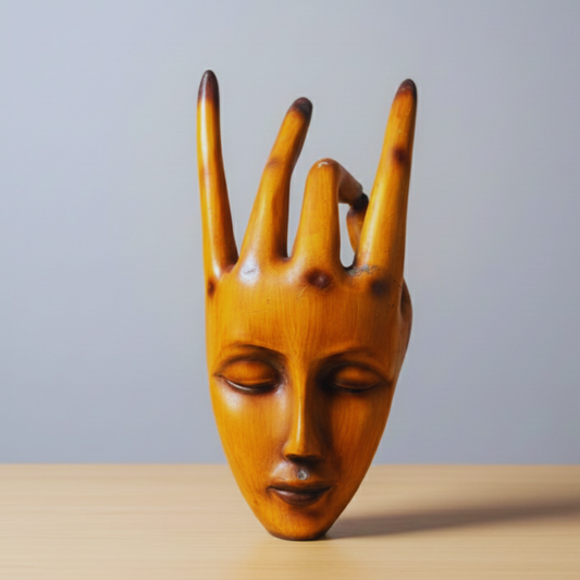 Handcrafted Decorative Wooden Mukhota